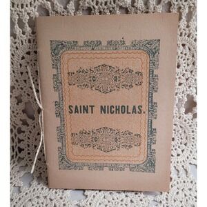 SAINT NICHOLAS recreation 1849 edition aka NIGHT BEFORE CHRISTMAS